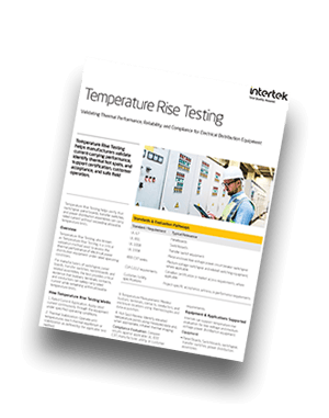 Validate Thermal Performance with Temperature Rise Testing | Fact Sheet